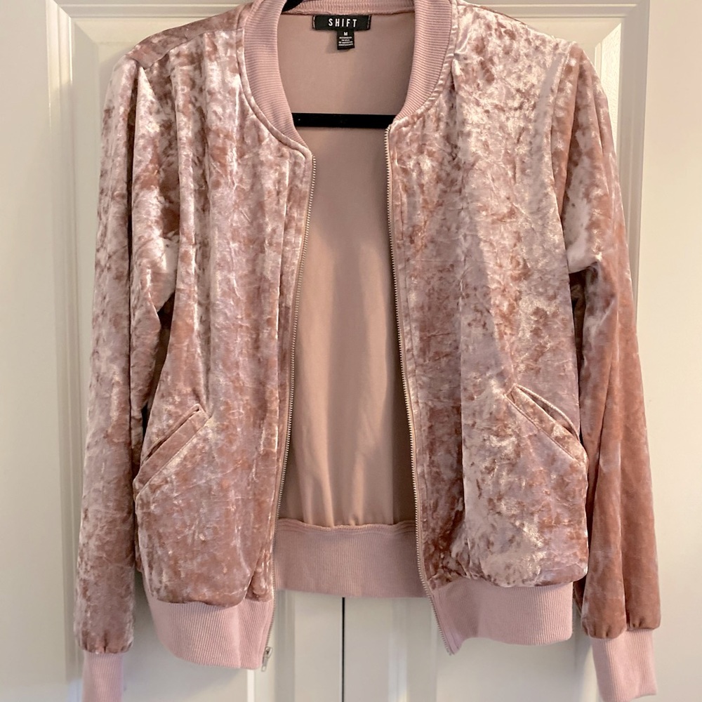 Blush pink jacket